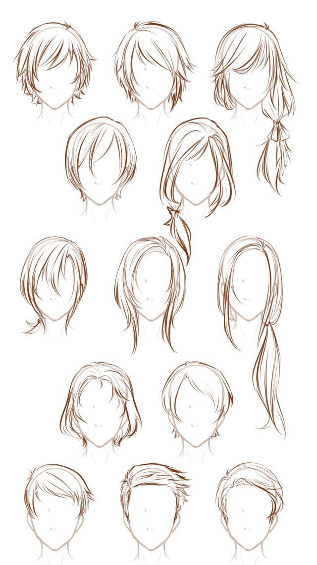 動(dòng)漫女性人物100種發(fā)型設(shè)計(jì)素材 創(chuàng)意與藝術(shù)的完美融合